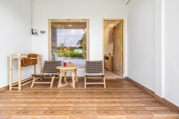 公寓, 1 张大床, 厨房 | 露台