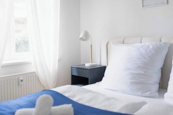 2 slaapkamers, wifi, beddengoed