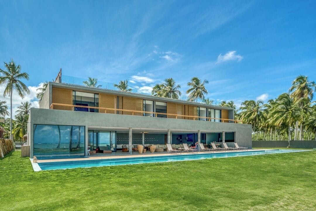 Fachada da propriedade