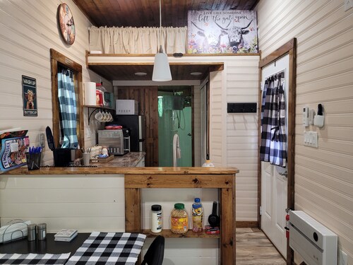 A tiny home with big possibilities. 
