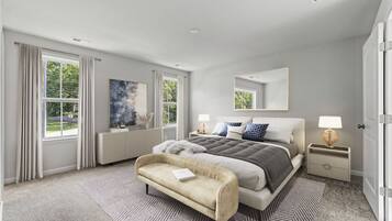 3 chambres, coffres-forts dans les chambres, fer et planche à repasser