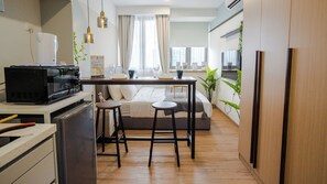 Deluxe studio | Een strijkplank/strijkijzer, gratis wifi, beddengoed