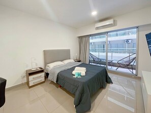 Apartamento, 1 habitación, accesible para personas con discapacidad, fumadores | 1 dormitorio