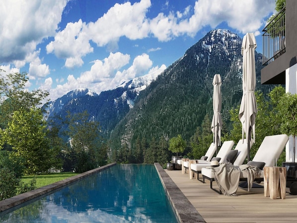 Appartement | Zwembad | Een buitenzwembad