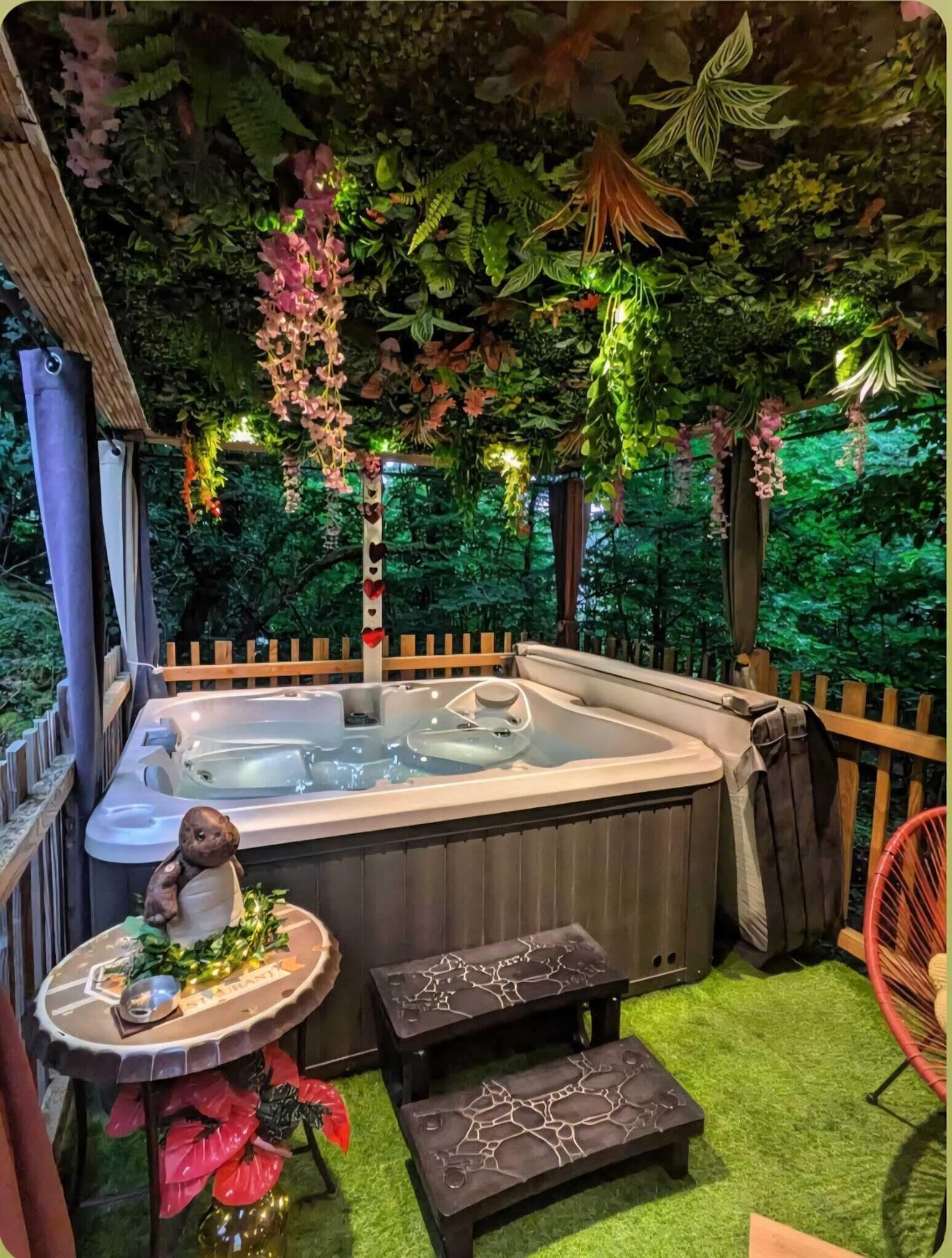 屋外スパ浴槽