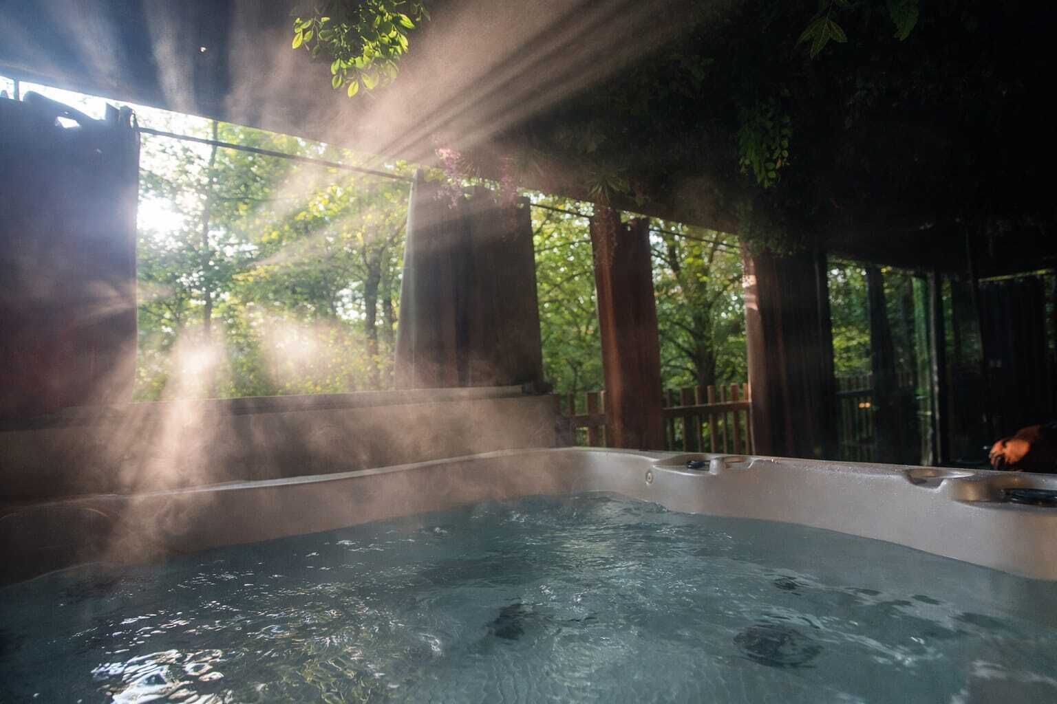 Bain à remous extérieur