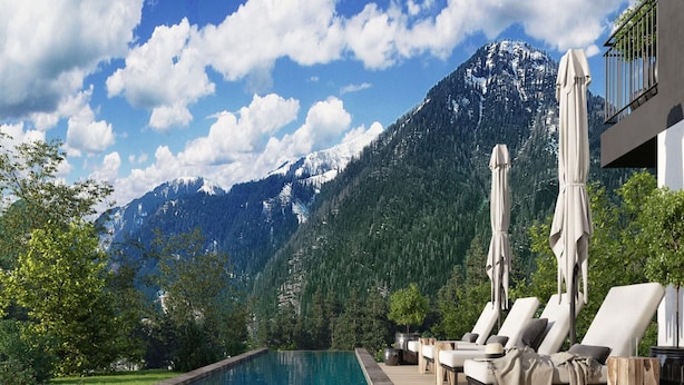 Apartment | Pool | Outdoor pool - Penthouse With Shared Pool (Sankt Martin am Tennengebirge)