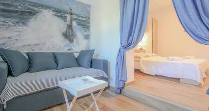 Charmantes Apartment nur 250 Meter zum Strand mit Terrasse, WiFi