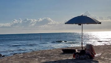 On the beach