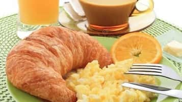 Desayuno continental incluido todos los días