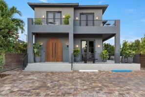 Majoituspaikan julkisivu