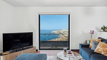 Casa adosada Deluxe, vistas al mar | Zona de estar