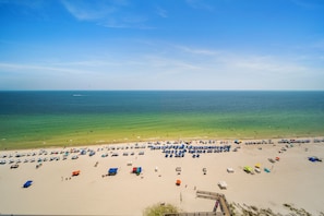 On the beach, sun-loungers - Direct Beachfront  Splash Pad Lazy River-Waterslide-Walk to Restaurants and Bars (Orange Beach)