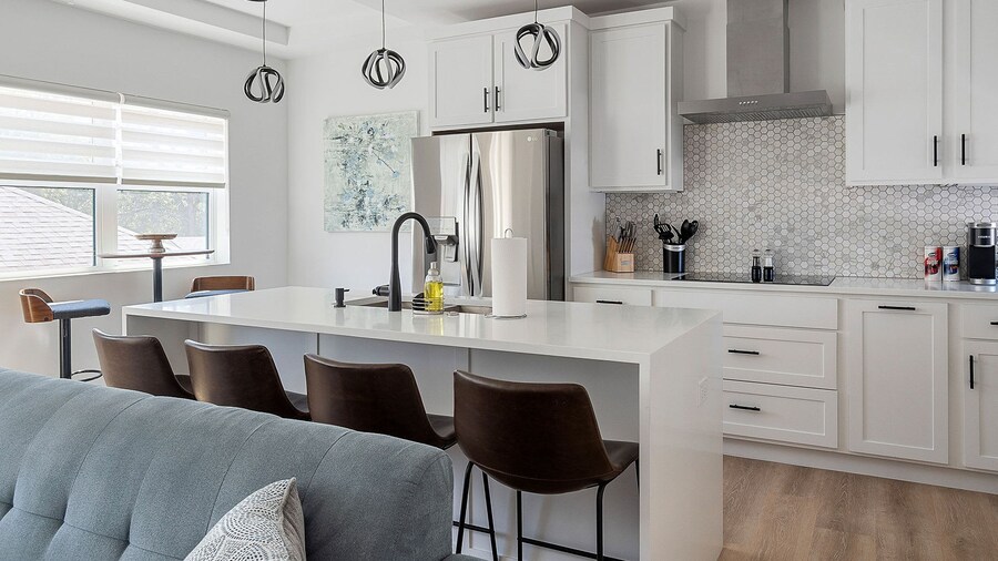 Modern Townhome Rooftop Backyard Garage 2