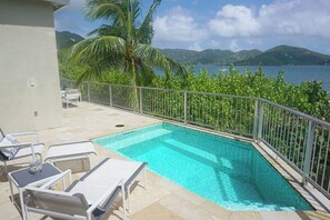 Pool - Ciboney - Beachfront, with private pool, A/C, Family Friendly! (St John)
