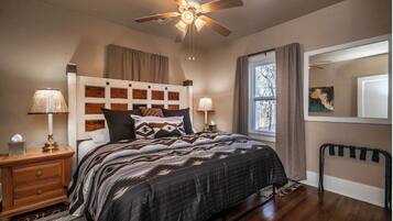 2 dormitorios, tabla de planchar con plancha, wifi y ropa de cama