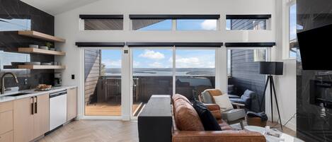 TV connectée, cheminée