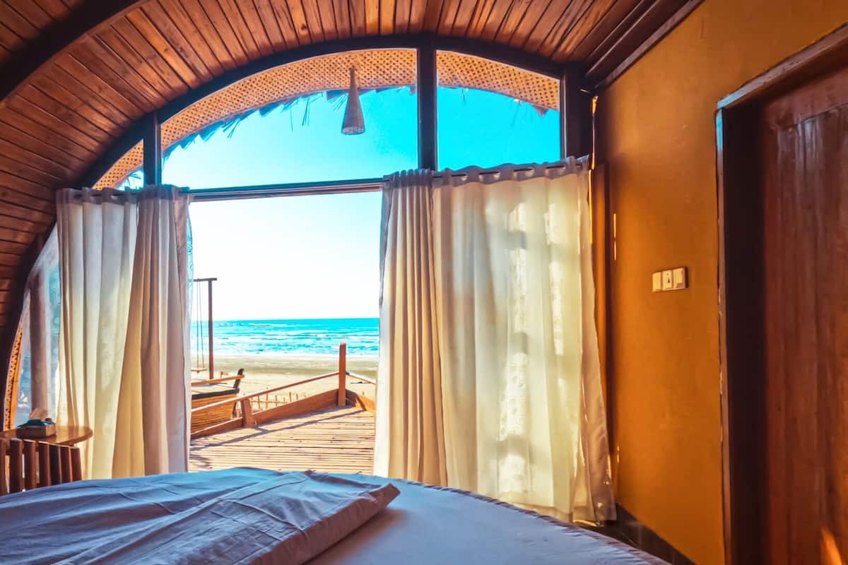 Premium Cottage, Balcony, Sea View | 1 bedroom, in-room safe, desk, iron/ironing board