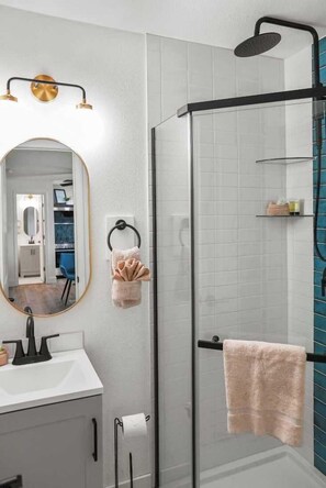 Dusche, Handtücher