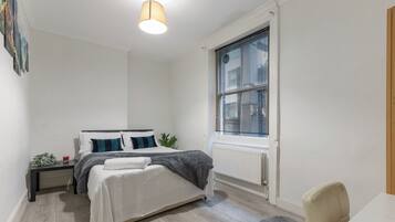 4 bedrooms, iron/ironing board, travel crib, WiFi