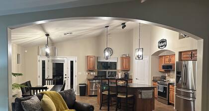 Spacious open concept rancher with private heated pool in Johnson Ranch