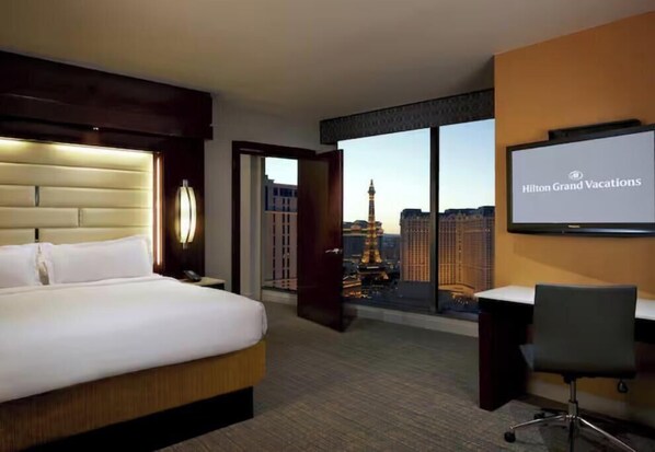 1 slaapkamer, een strijkplank/strijkijzer, wifi, beddengoed