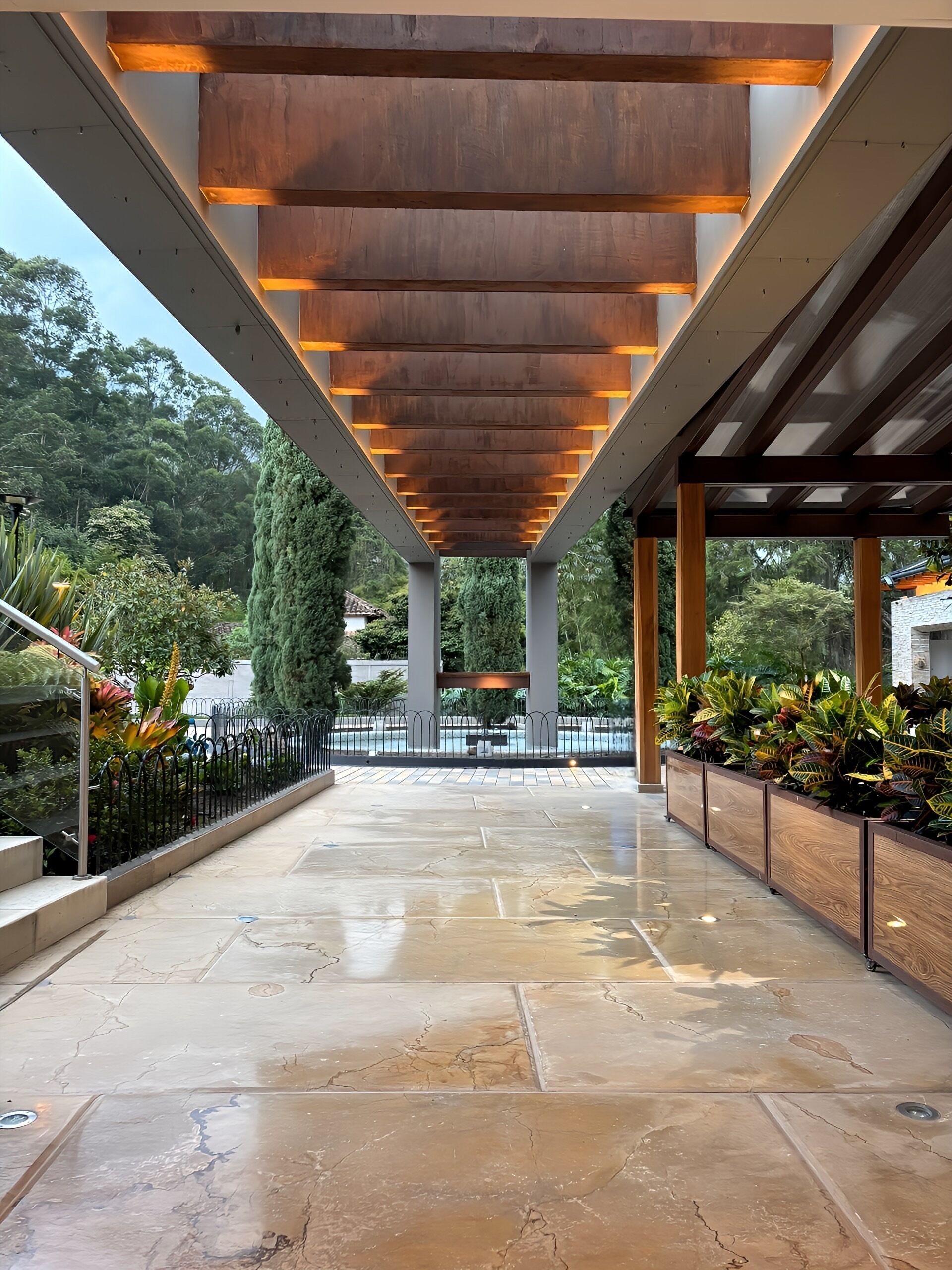 Àrea exterior de l'allotjament