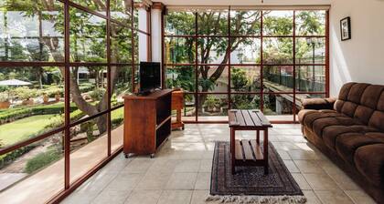 1 bed- 1 Bath. AC, solar heated pool, fitness room in Oaxaca. Bule Villas, FLW