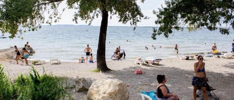 Private beach