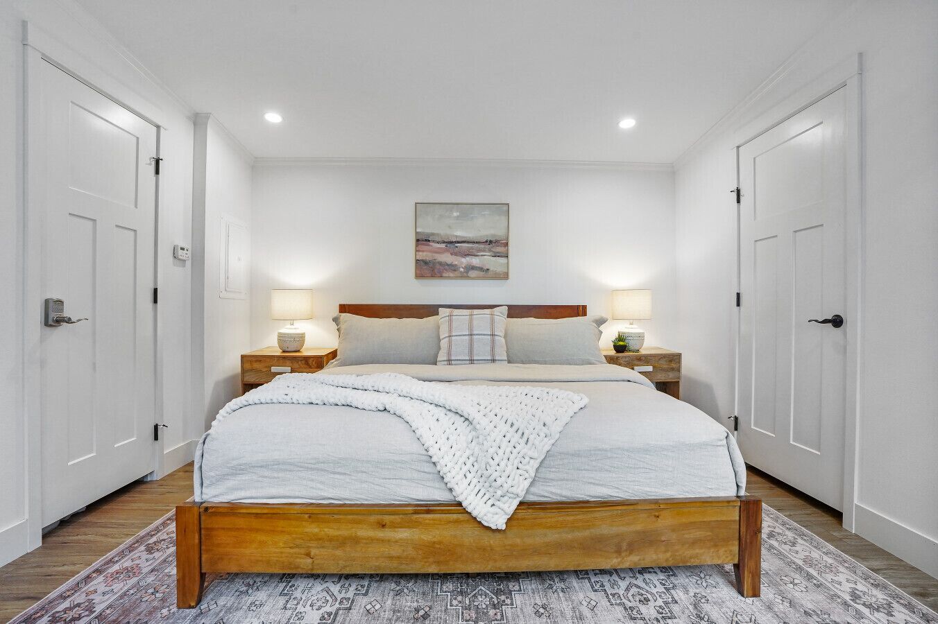 1 bedroom, travel crib, WiFi, bed sheets