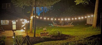  This modern A-Frame home promises a sanctuary of comfort and tranquility. 