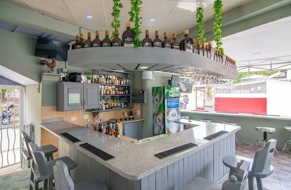 Bar (on property) - Neon Lit apartment in Sosúa w Pool View (Sosúa)