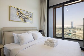 2 室のベッドルーム、WiFi、ベッドシーツ