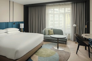 Grand Room, 1 King Bed | 1 bedroom, premium bedding, in-room safe, desk