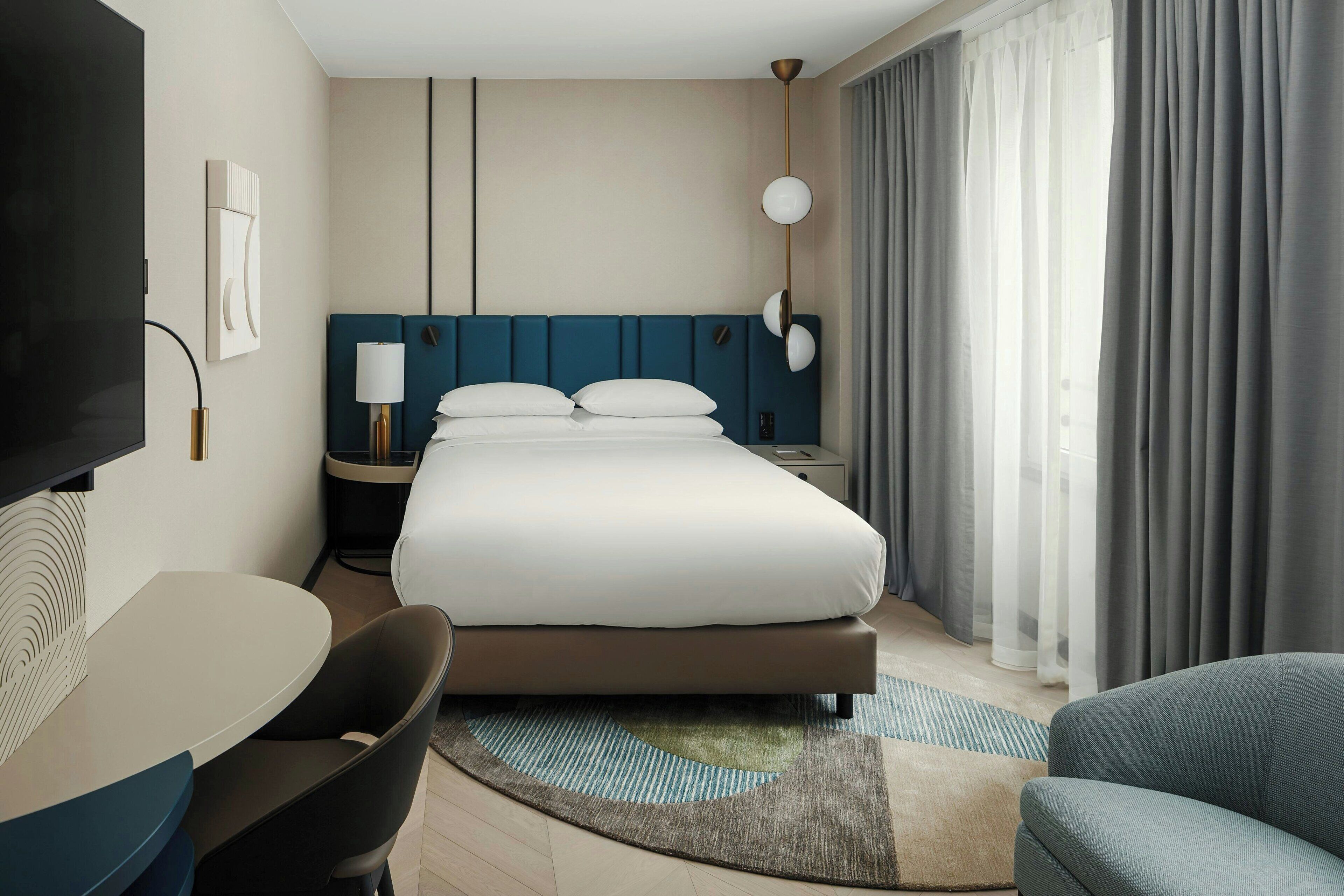 經典客房, 1 張加大雙人床 | 1 間臥室、高級寢具、客房內保險箱、隔音