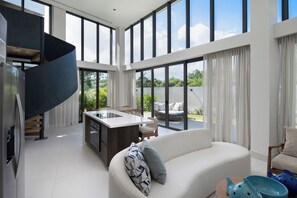 别墅, 2 间卧室, 无烟房 (Terrace) | 客房内保险箱、特色装修、特色家居、隔音