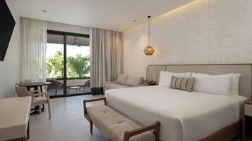 Junior Suite, 1 King Bed with Sofa bed (Balcony) | In-room safe, individually decorated, individually furnished