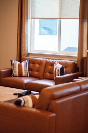 Smart-tv, een open haard en videospelletjes