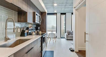 Lux Downtown APT + Pool + Hot tub + King Bed + Parking