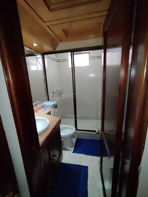 Towels, soap, toilet paper