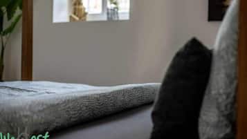 1 Schlafzimmer, Reisekinderbett, WLAN, Bettwäsche