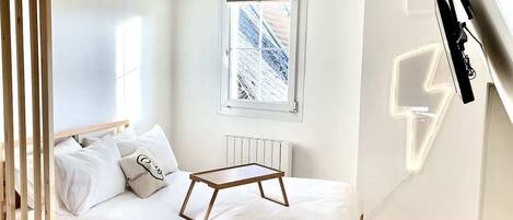 1 makuuhuone, silitysrauta/-lauta, vauvan matkasänky, Wi-Fi