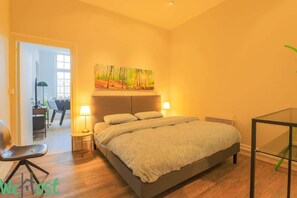 3 bedrooms, iron/ironing board, travel cot, WiFi