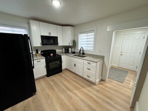 Microwave, oven, stovetop