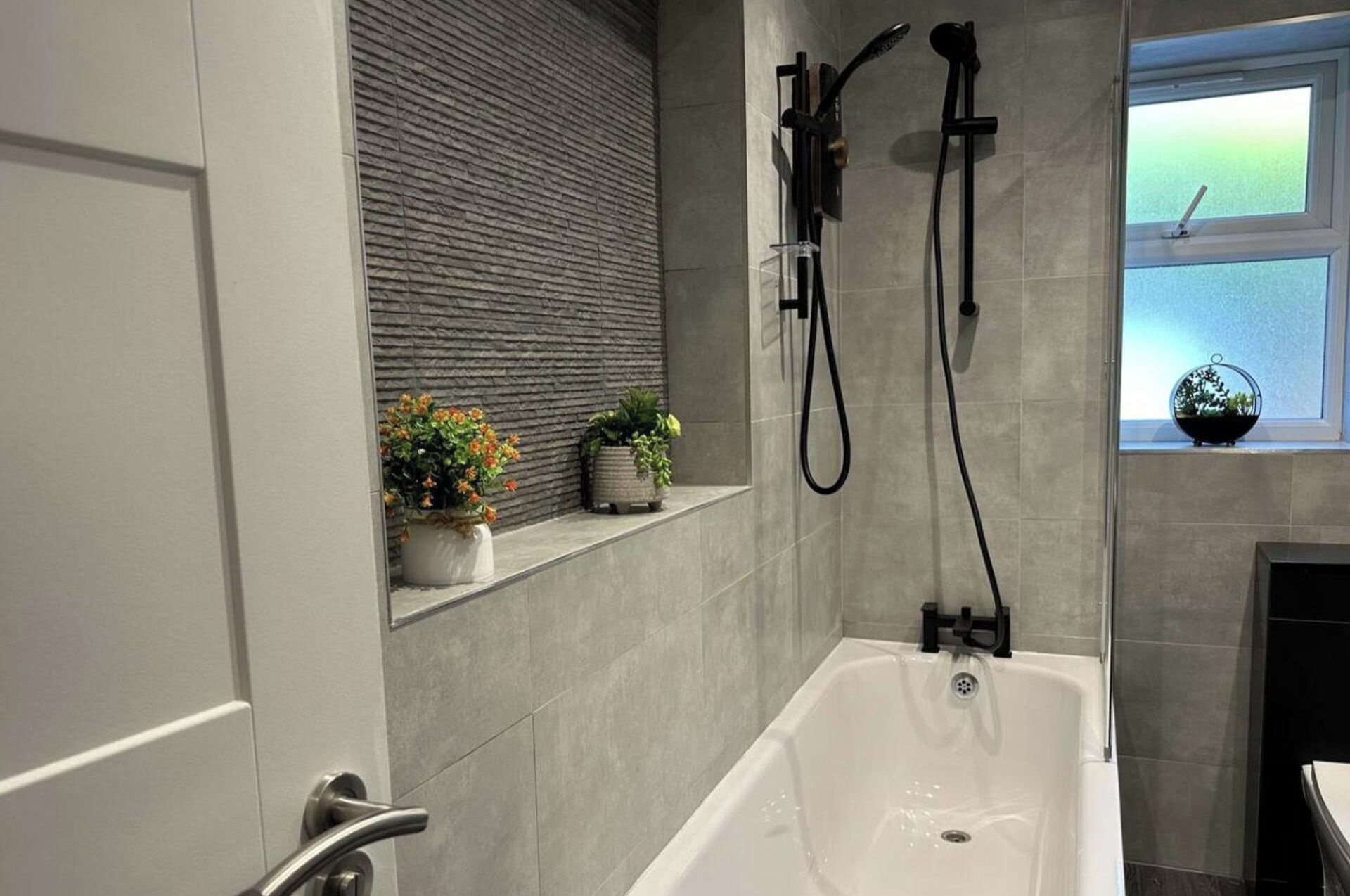 Towels, shampoo