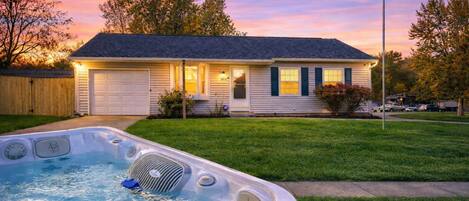 Baignoire à remous extérieure