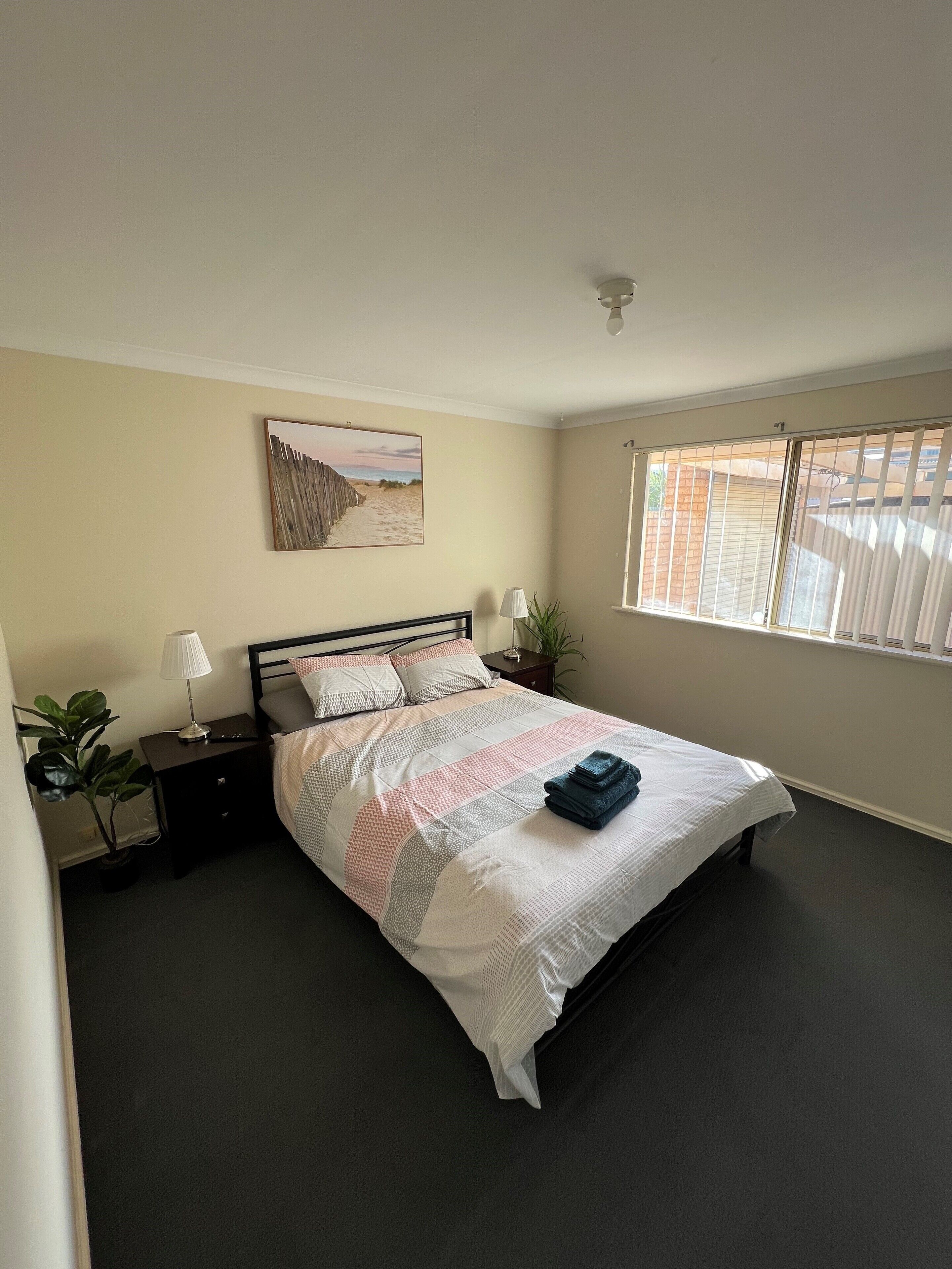 3 bedrooms, iron/ironing board, travel cot, WiFi