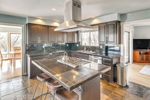 Fridge, microwave, oven, stovetop - 5 Mi to Area Attractions: Home w/ Indoor Hot Tub (Colorado Springs)