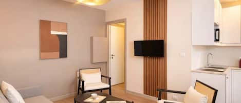 Televisie en een kantoor