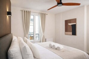 1 bedroom, iron/ironing board, travel crib, WiFi